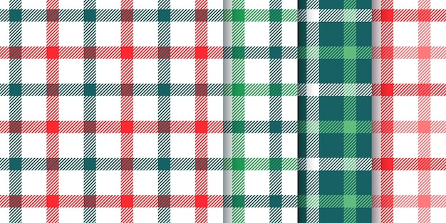 Comprobar el patrón de Vichy fondos a cuadros sin costuras ilustración vectorial