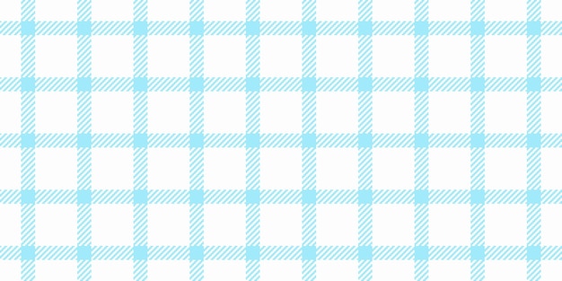 Comprobar la selección de fondo tartan difícil teja textil sin costuras patrón detallado vector de textura de tela en colores blanco y cian
