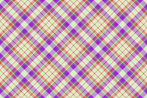 Compruebe el fondo de tartán Patrón de textura transparente de tela de tela escocesa de vector