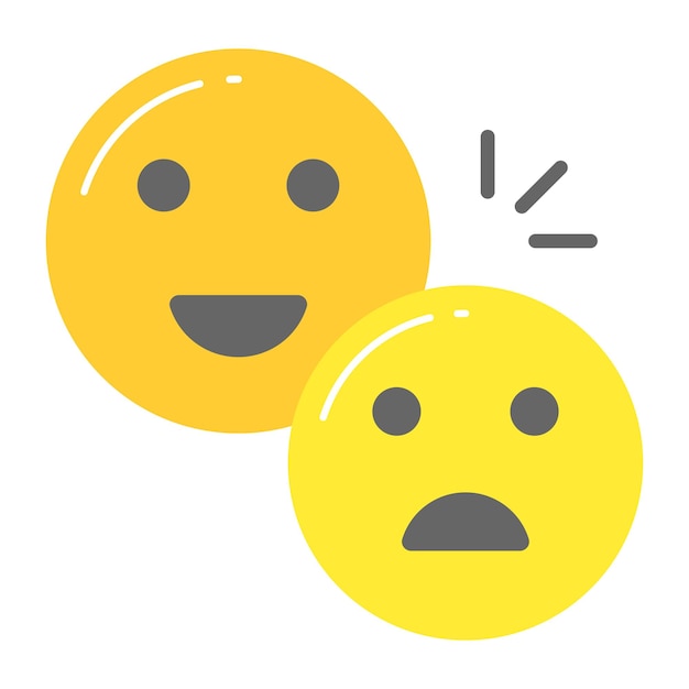 Compruebe este hermoso vector de satisfacción del cliente en estilo editable