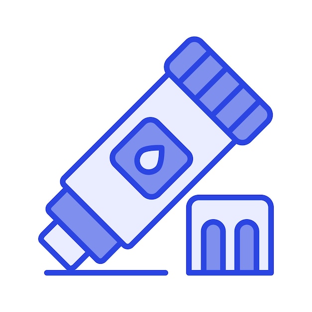 Compruebe este hermoso vector de tubos de pintura en estilo editable listo para usar el icono