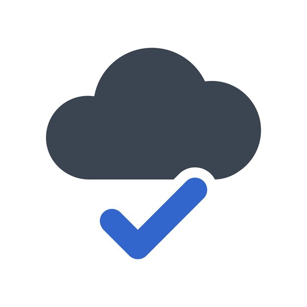 Compruebe el icono de la nube