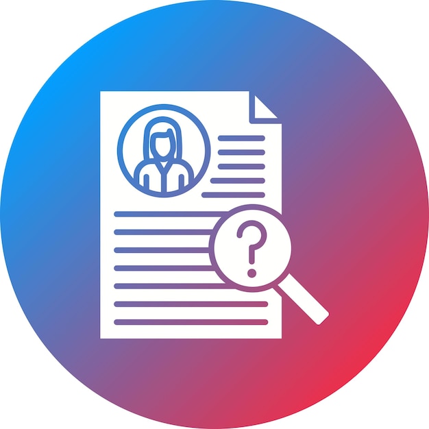 Compruebe la imagen vectorial del icono de fondo Se puede utilizar para la búsqueda de empleo