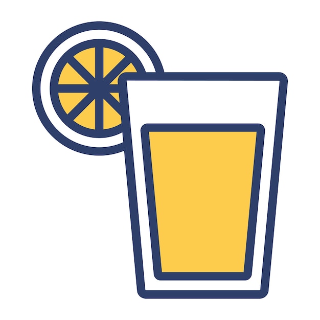 Compruebe este increíble icono de jugo de naranja concepto de jugo fresco
