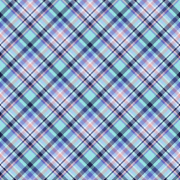 Compruebe el patrón sin costuras a cuadros. Diseño de tejido plano. Tartán.