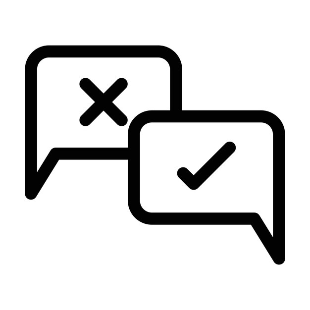 Compruebe si el signo de configuración del contorno del icono es falso o cierto