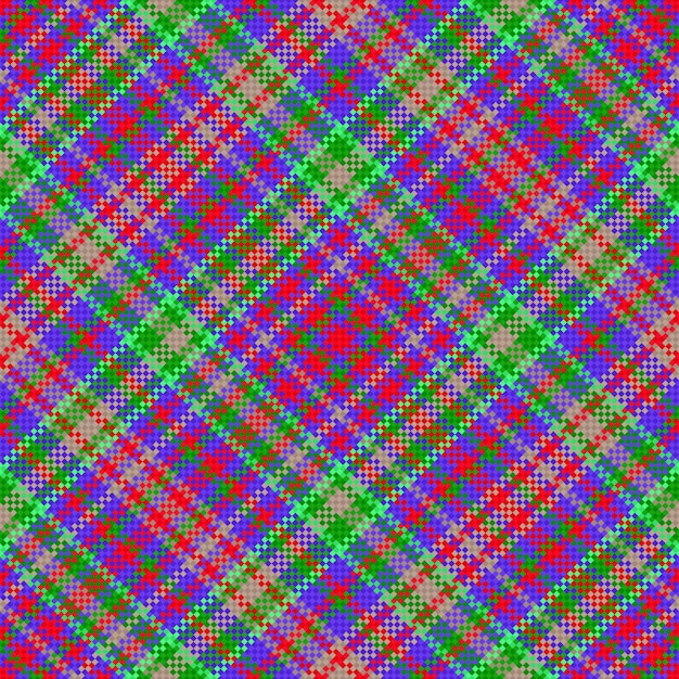 Compruebe la tela escocesa inconsútil Patrón tartán textura Textil vector tela de fondo