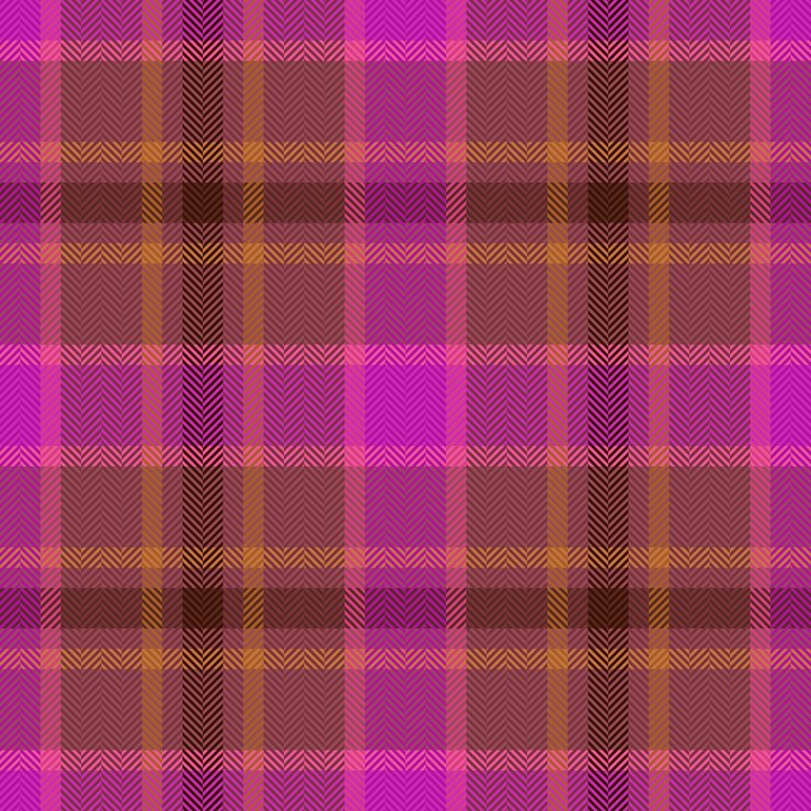 Vector compruebe la textura textil de tartan vectorial sin costuras con una tela de fondo de patrón a cuadros en colores rojo y violeta