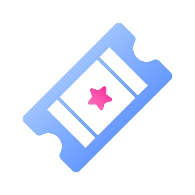 Compruebe este vector bellamente diseñado de boletos en estilo moderno