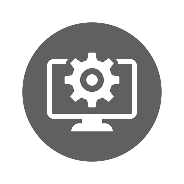 Computadora de escritorio con equipo en el interior