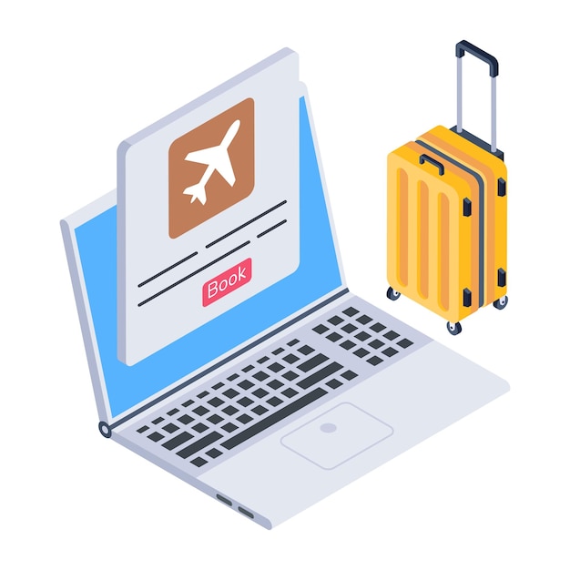 una computadora portátil con una etiqueta roja que dice aerolíneas en la parte inferior