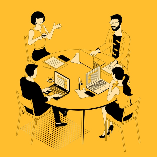 Comunicación isométrica empresarial