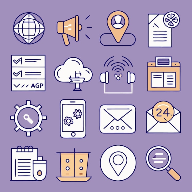 Comunicación de marketing global y servicio al cliente con soporte 24 7