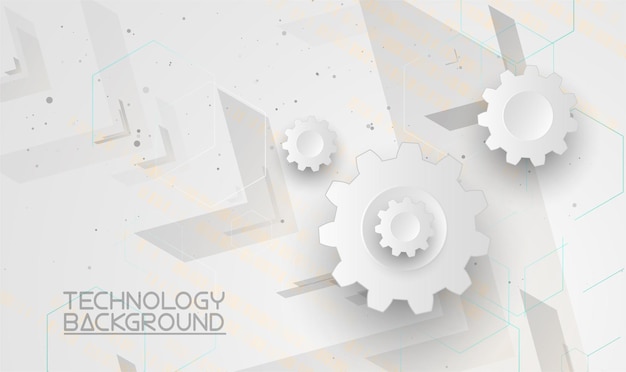 Concepto abstracto de tecnología futura