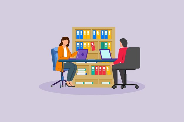 Concepto de actividad del campus Ilustración vectorial plana de colores aislada