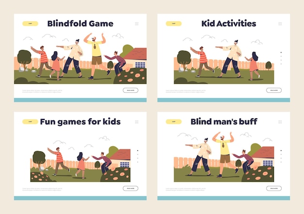 Concepto activo de divertidos juegos familiares al aire libre