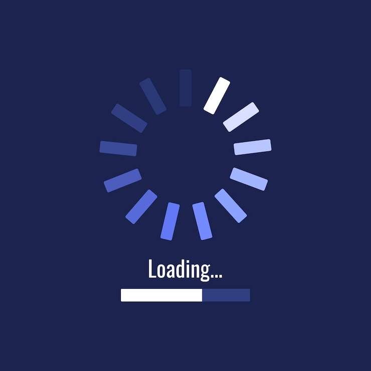 Vector concepto de actualización y actualización del software del sistema. pantalla de proceso de carga. estilo plano moderno de la ilustración del vector.