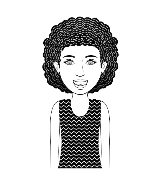 Concepto de adolescentes con diseño de bosquejo de personas