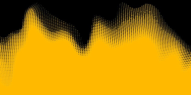 Concepto amarillo de semitono de estilo abstracto para su diseño gráfico