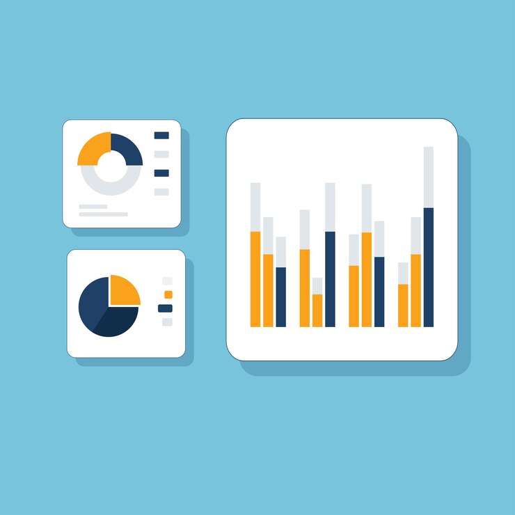 Concepto de análisis financiero de indicadores empresariales investigación estadística datos empresariales