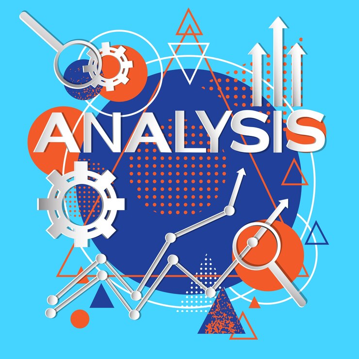 Vector concepto de análisis