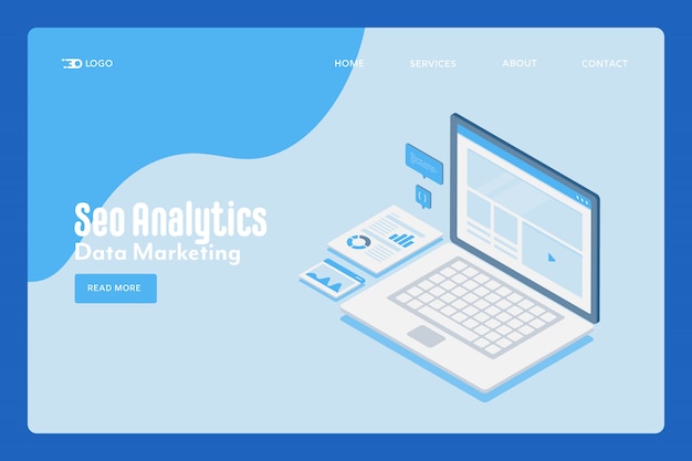 Concepto de analítica seo