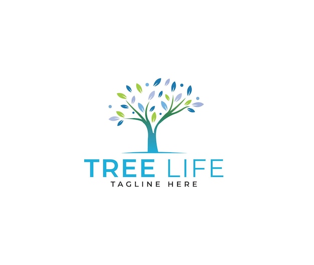 concepto de árbol para logotipo de empresa