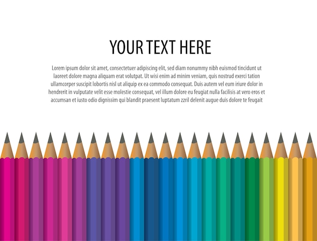 Concepto de Back to School Plantilla de fondo