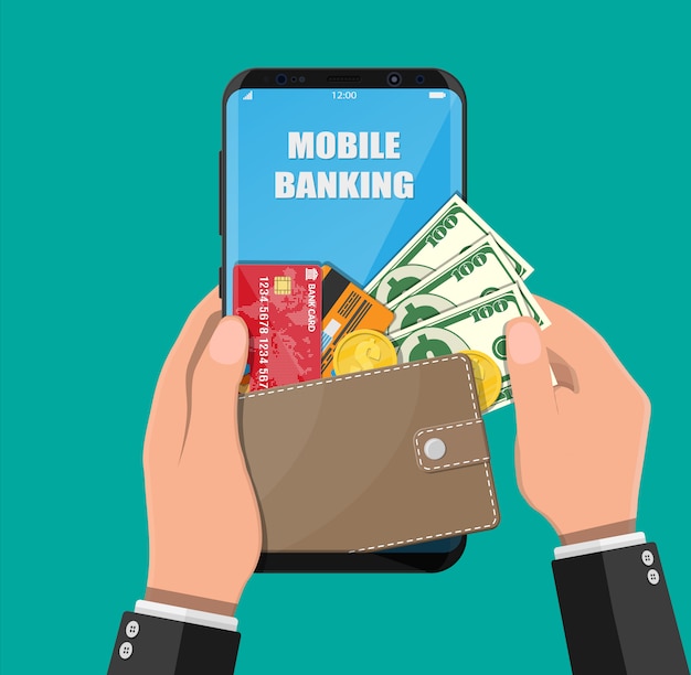 Concepto de banca por Internet
