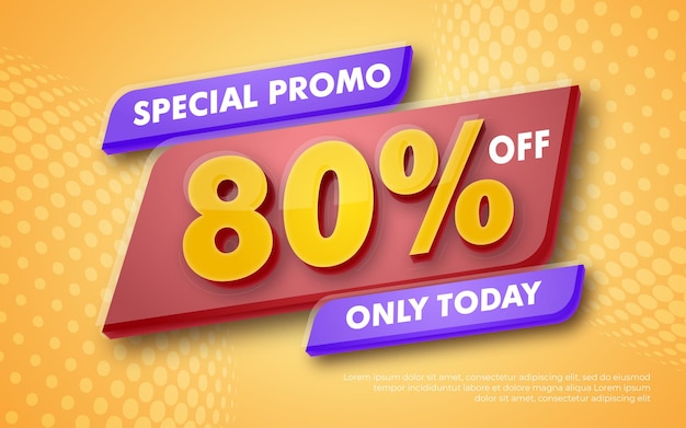 Concepto de banner de venta caliente para compras en línea