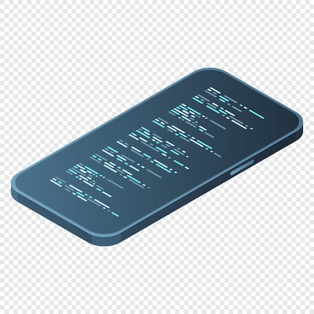 Concepto de cadena de bloques isométrica Criptomoneda isométrica Plataforma creación de moneda digital Tecnología de big data en ilustración vectorial isométrica