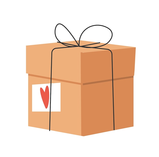 Vector concepto de caja de regalos