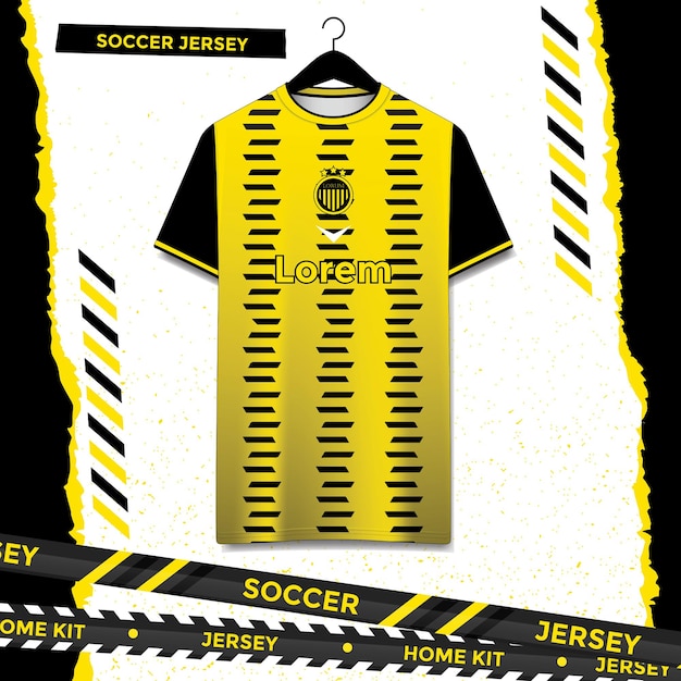 Vector concepto de camiseta de fútbol - camiseta deportiva