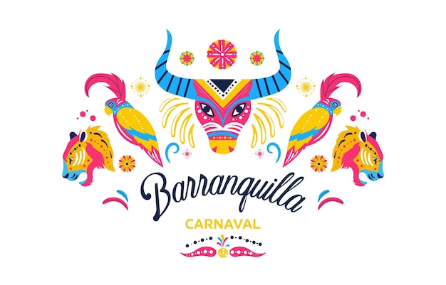 concepto de carnaval de barranquilla