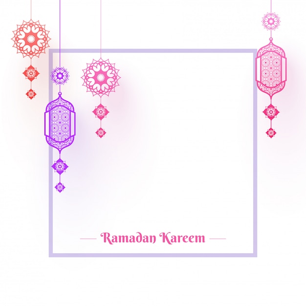 Concepto de celebración de ramadan kareem