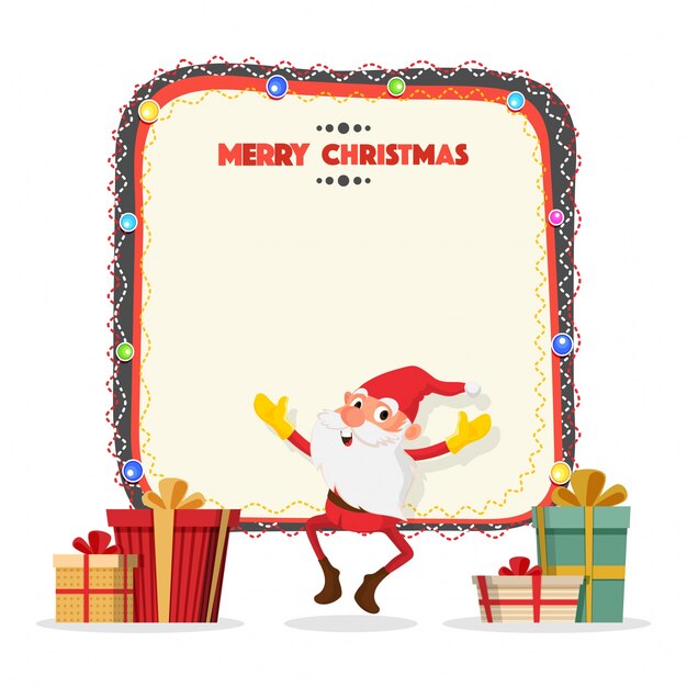 Concepto de celebraciones de Navidad feliz