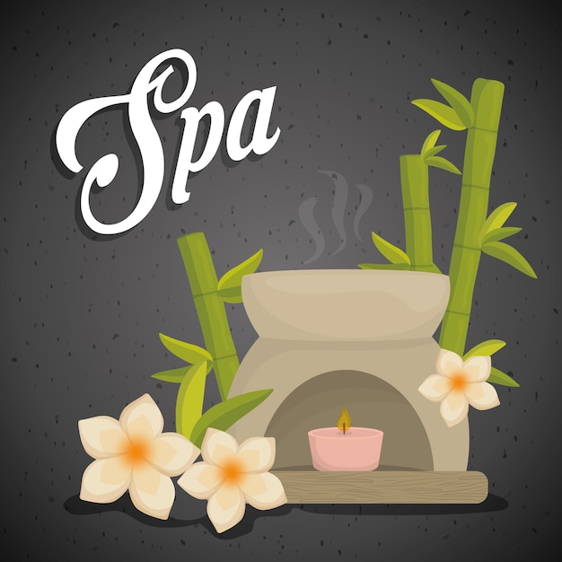concepto de centro de spa