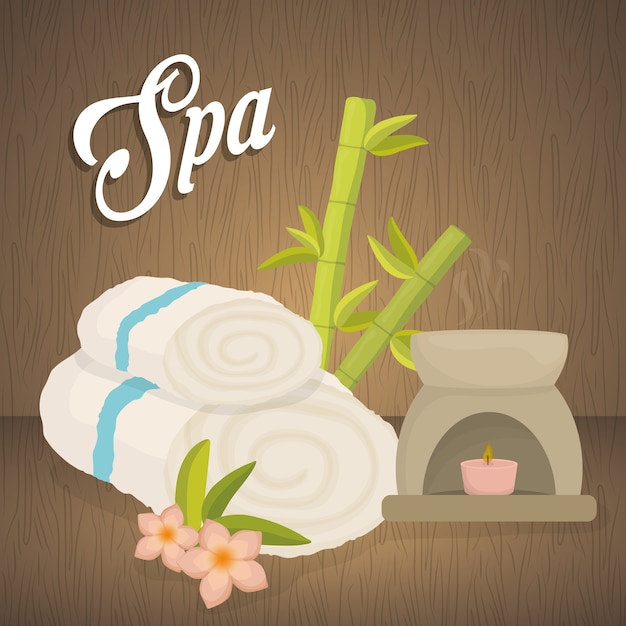concepto de centro de spa