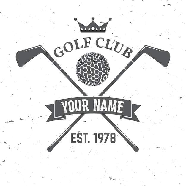 Concepto de club de golf