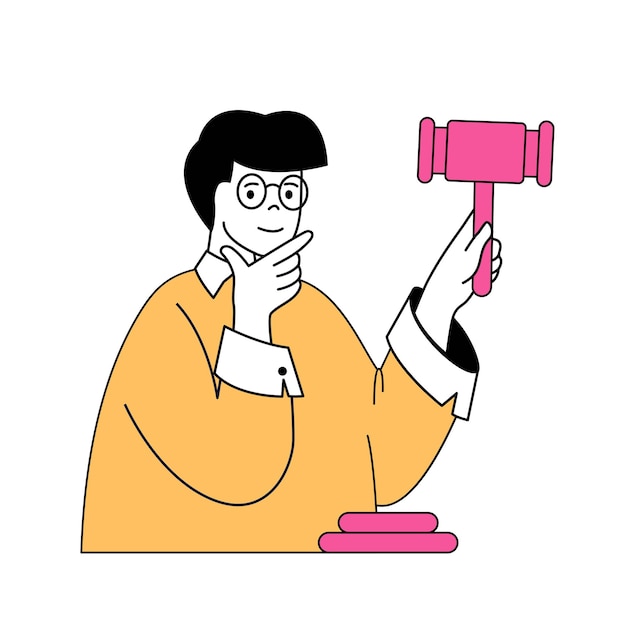 Concepto de comercio móvil con personas de dibujos animados en diseño plano para la web Ilustración vectorial