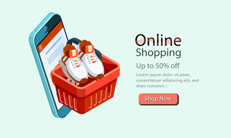 Vector concepto de compras isométricas de vector libre con personas
