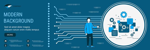 Concepto de computación de información para el procesamiento de grandes cantidades de datos