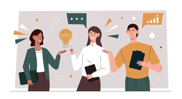 Concepto de comunicación empresarial