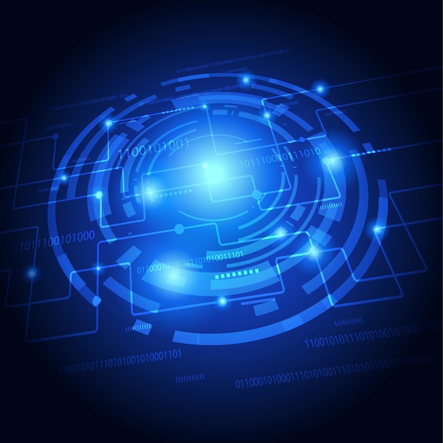 Concepto de comunicación de fondo tecnología abstracta
