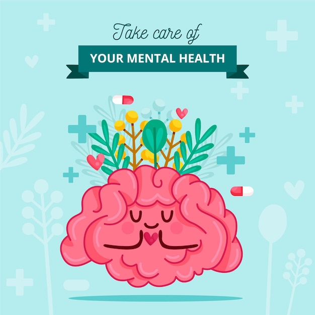 Concepto de concienciación sobre la salud mental