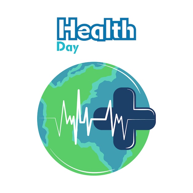 Concepto de concienciación sobre la salud mundial con el Día Mundial de la Salud