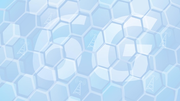 Concepto de conexión global de expansión de la red de Internet partícula de tecnología de telecomunicaciones