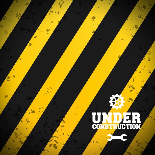 En concepto de construcción con diseño de icono