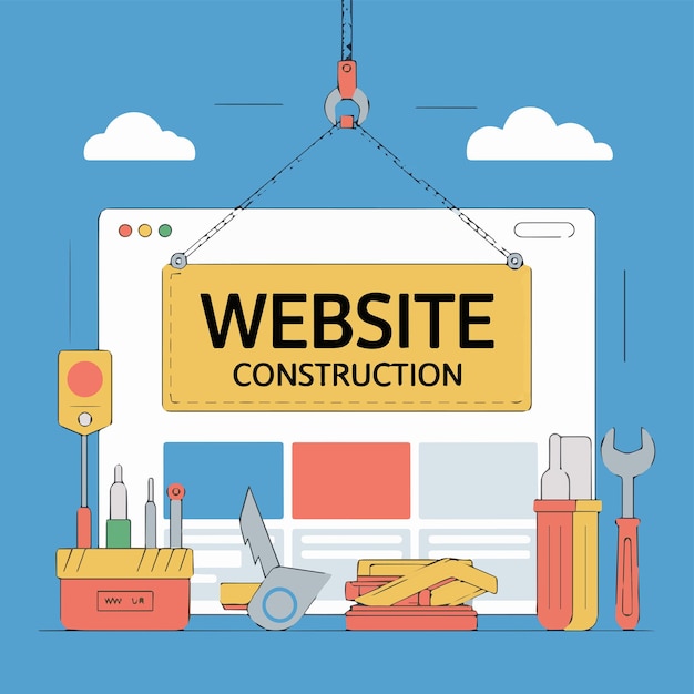 Concepto de construcción del sitio web