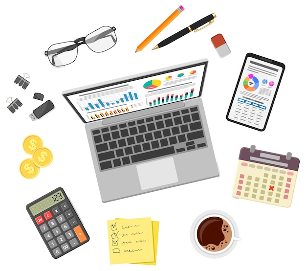 Concepto de contabilidad de proceso fiscal de auditoría
